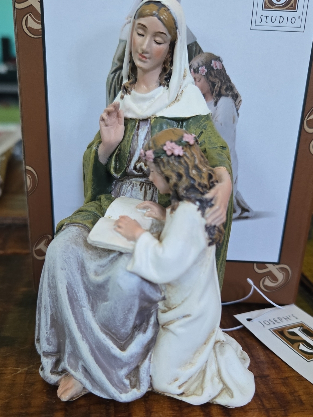 St. Anne Statue Joseph's Studio Catholic Religious Teaching Mary To Read New